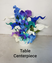 Load image into Gallery viewer, Purple Teal Royal Blue Calla Lily Galaxy Orchid