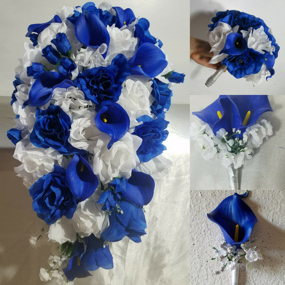 Bulk Royal Blue Calla Lily, Wedding Flower Supplies, Royal Blue outlets Calla Lilies for Bridal Wedding Flower Arrangements10 Bouquets GZMTL-12