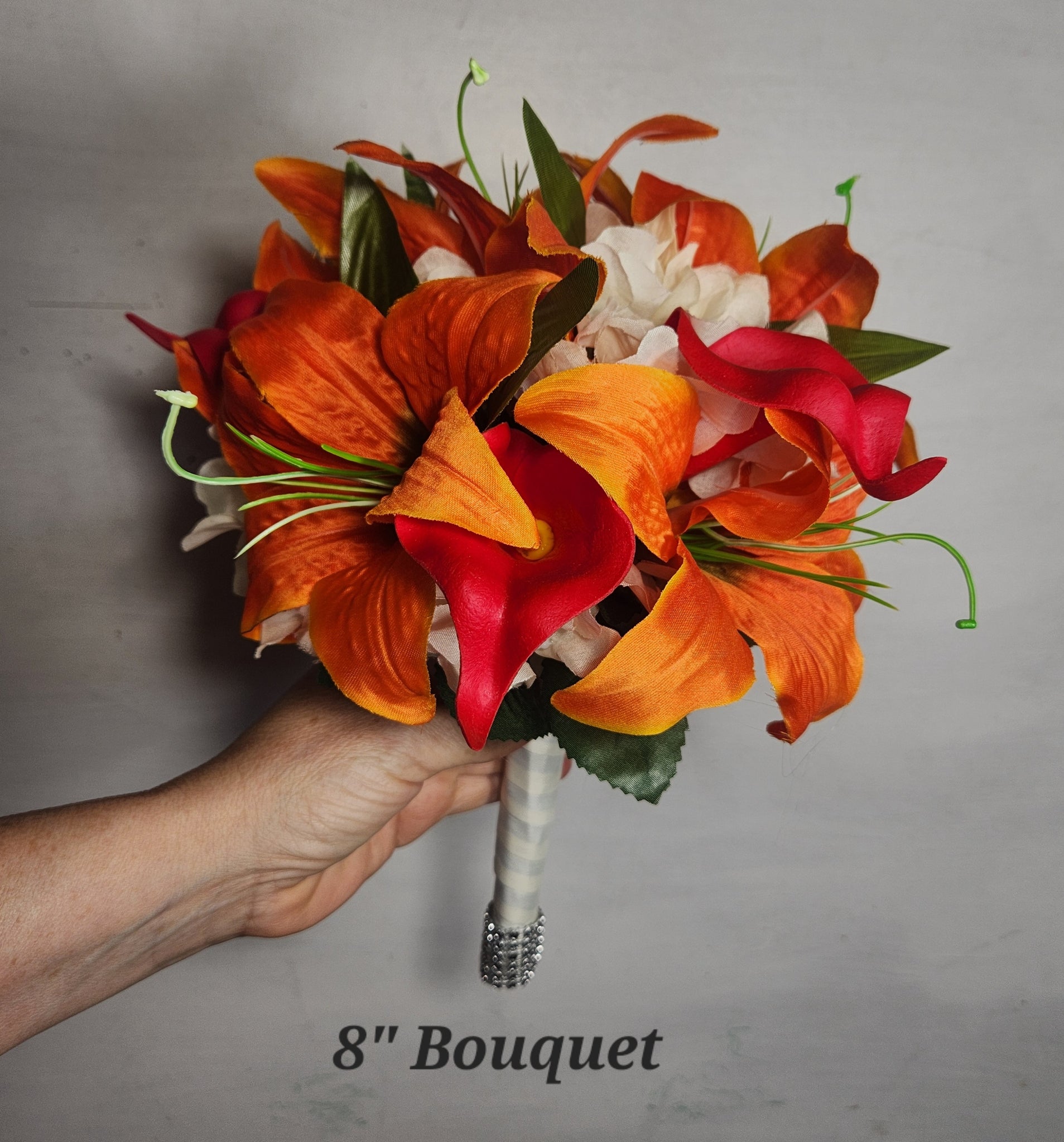 wedding flowers tiger lilies Orange Red Tiger Lily Bridal Wedding Bouquet Accessories – Bridal Wedding Bouquets