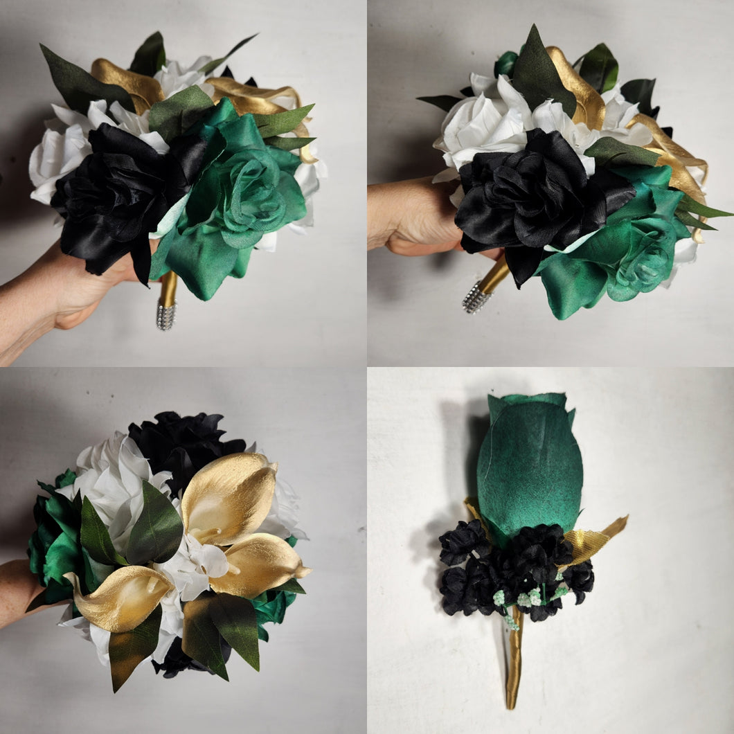 Emerald Green Prom Flowers