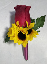Load image into Gallery viewer, Burgundy Rose Calla Lily Sunflower
