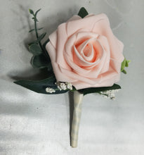 Load image into Gallery viewer, Mauve Dusty Rose Eucalyptus Bridal Wedding Bouquet Accessories