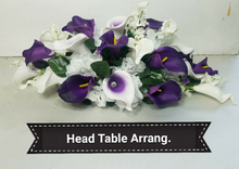 Load image into Gallery viewer, Purple Ivory White Calla Lily