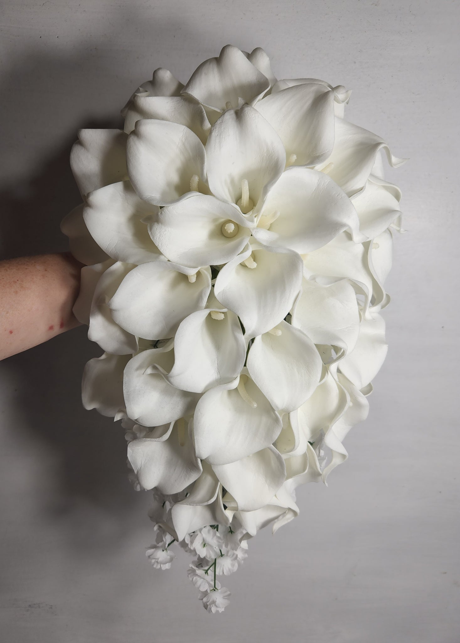 bridal bouquet white calla lilies Ivory White Calla Lily Bridal Wedding Bouquet Accessories – Bridal Wedding Bouquets