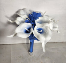 Load image into Gallery viewer, Royal Blue White Calla Lily