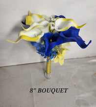 Load image into Gallery viewer, Yellow Royal Blue Calla Lily